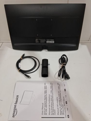 amazon basics Monitor with Built-in Speakers FHD 1080P - Max 120Hz  -24" - black (model: 24e40-na) image 7