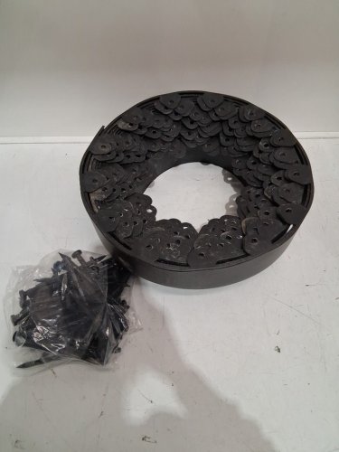 heavy duty Plastic No-Dig Landscape Edging/garden border Kit - 2" x APROX 20ft - black image 3
