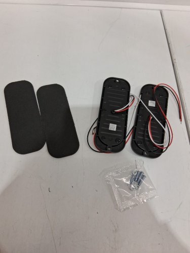 2PK at-haihan ALLUMINUM LED Brake Turn Signal Side Marker Tail Lights, - AMBER image 4