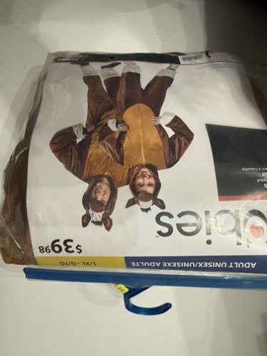 ADULT UNISEX RUBIES HORSE ONESIE COSTUME - LARGE/EXTRA LARGE - BROWN (STYLE: 100379) image 2