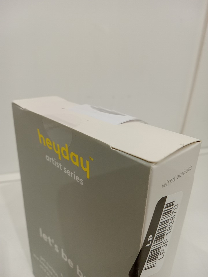 Heyday Artist Series Wired Earbuds - 3.5mm jack - Allie (Burgundy / Pink Floral) image 3