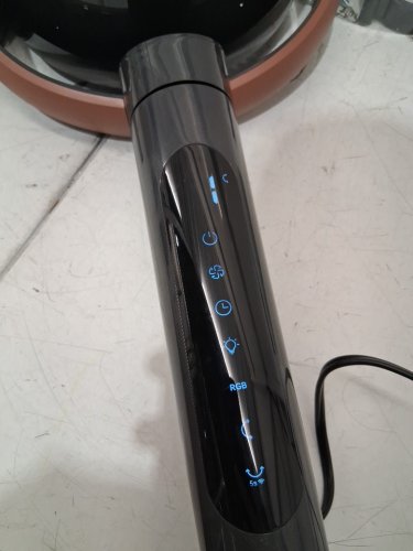 DREO turbopoly Oscillating Pedestal Smart Fan, Wi-Fi/Voice Control, 100ft 20db Quiet Circulator, RGB light - 37"-42'' Adjustable Height - black (model: DR-HPF017S) image 9