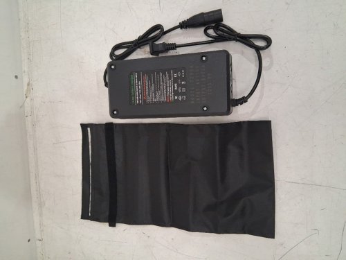 Fast Charger with Cannon/XLR Plug for 72V Lithium Battery, with Cooling System  - 84V 5A - black (model:72v5a) image 3