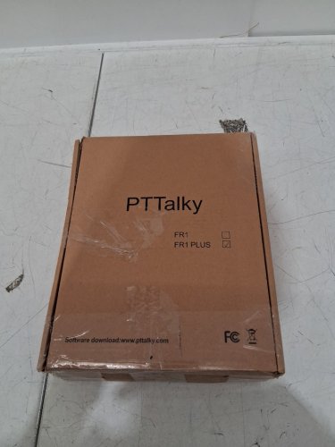 2pk pttalky rechargeable long range 2-way radio walkie talkie - black (model: fr1) image 2