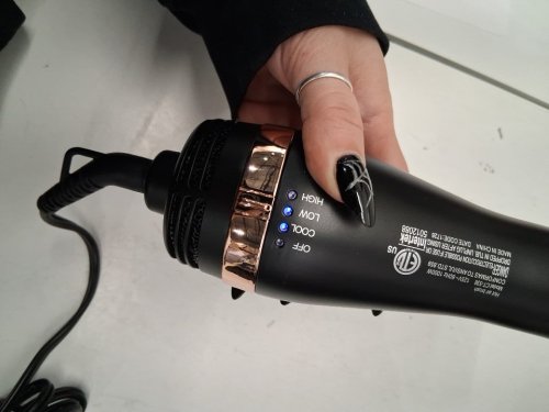 4-IN-1 HOT AIR BRUSH TOOL FOR STRAIGHTENING/CURLING/DRYING - PINK\BLACK image 4