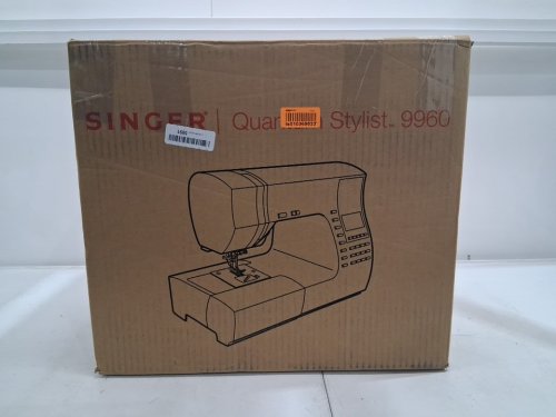SINGER QUANTUM STYLIST 9960 COMPUTERIZED SEWING MACHINE with led light - 600 built-in Stitches - white (MODEL: 9960) image 8