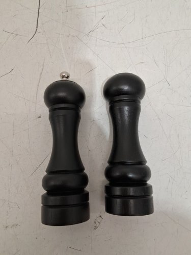 2PC TRUDEAU seville pepper mill & salt shaker - black image 3