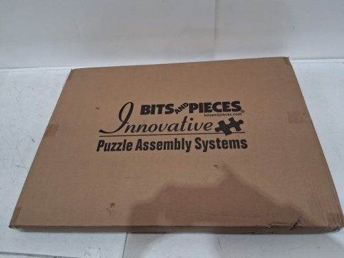 BITS AND PIECES WOODEN PUZZLE STORAGE PLATEAU PUZZLE BOARD WITH 4 DRAWERS - 22.25" X 30" (MODEL: 47271) image 2