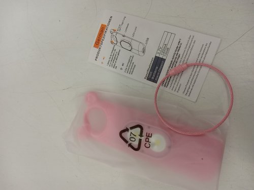 Women's Personal Bear Safety Alarm - 130DB Siren / Flashing Strobe Light - Pink image 4