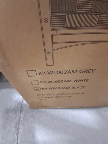 4PK  KINYING Outdoor Air Conditioner/Garbage Can Privacy Screen Fence -  (Model: KY-WL002AM-BLACK) image 6