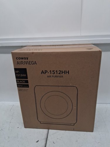 COWAY AIRMEGA AIR PURIFIER WITH TRUE HEPA FILTRATION - 1750SQ.FT/HR - BLACK - (MODEL: AP-1512HH) image 2