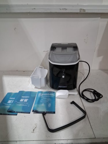 Euhomy Countertop Nugget Ice Maker - Makes 26lbs in a day - black (Model: IM002-NBL-CAEH) image 2