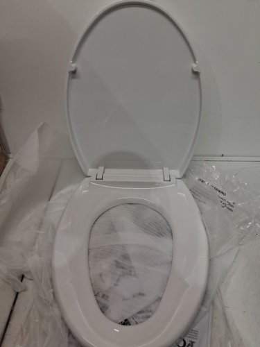 TOTO SOFTCLOSE ELONGATED TOILET SEAT - 18.5" x 14" x 1.5" - COTTON WHITE (MODEL: SS114#01) image 3