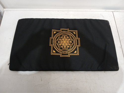 ShaktiMat Organic Cotton Certified Premium Acupressure Mat - Level 1 Intensity - black image 3
