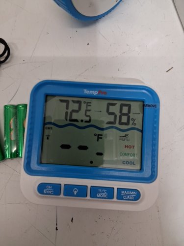 TempPro TempAir Wireless floating Pool Thermometer -500ft range - blue/white (model: TempAir PLUS TP211B) image 4