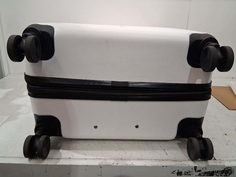 Sweetcrispy Hardshell Expandable Luggage Suitcase with Spinner Wheels & TSA lock - 28" - White/black (MODEL: XLX-28WT) image 13