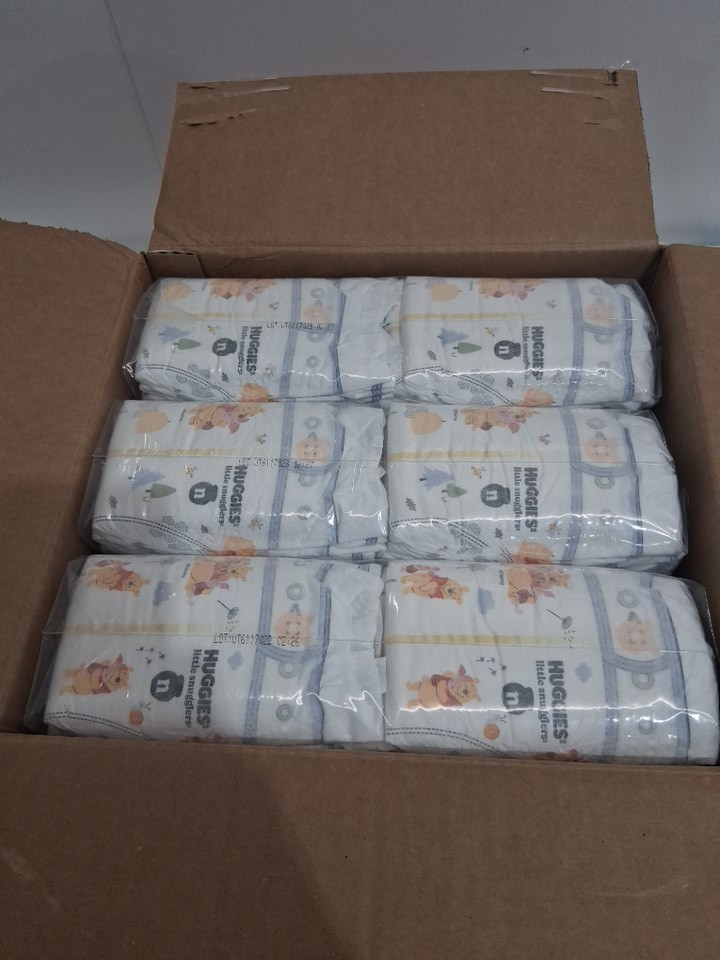 144PK Huggies Disney Baby Little Snugglers Baby Diapers - Size Newborn (up to 10lb) - disney Winnie the Pooh (model: 55737) image 3