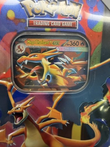 POKEMON  MEGA CHARIZARD Y EX TIN CARDS (ENGLISH) image 2