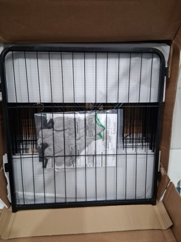 FXW Rollick heavy duty 8 panels Dog Playpen - 24" - black (model:121-2408-BK-23v31a) image 4
