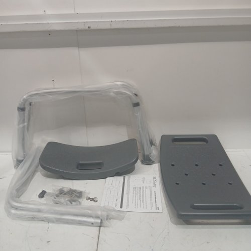 BIOS Living Adjustable Bath Bench with Backrest - 300LB MAX - GREY - (MODEL:59001) image 3