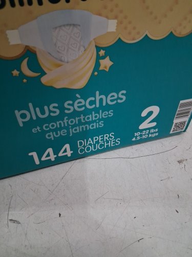 144PK PAMPERS SWADDLERS DISPOSABLE DIAPERS - SIZE 2 (10LBS -22LBS) image 4