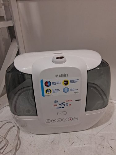 HoMedics TotalComfort Ultrasonic Humidifier, 2 GALLON - White (MODEL: 1520272) image 6