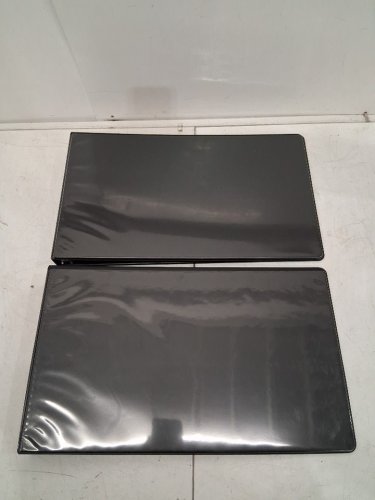 2PK Easyview Premium D-Ring Binders with Clear-View Covers - 11" x 17" x 1" - Black image 2