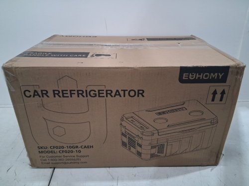 EUHOMY CAR REFRIGERATOR COMPRESSOR ELECTRIC COOLER WITH APP CONTROL - 10L - GREY (MODEL: CF020-10) image 2