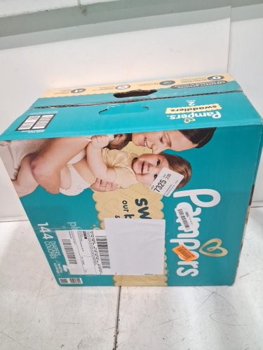 144PK PAMPERS SWADDLERS DISPOSABLE DIAPERS - SIZE 2 (12LBS -18LBS) image 2