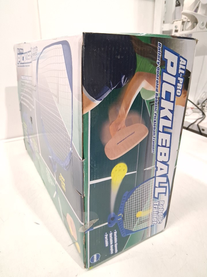 all-pro battery operated robotic pickleball trainer - blue image 5