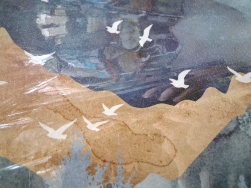 Abstract Nordic Mountain Landscape - 47" x 23" (Model: DP9Z) image 3