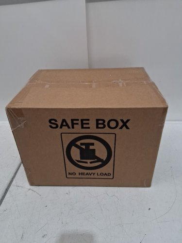 Bukumo 1.0 Cub Fireproof/Waterproof Home Safe Box with Programmable Keypad & Removable Shelf - 1.0 Cu Ft - black image 2