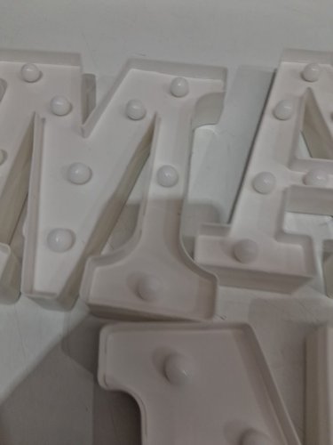 7PC "MARRY ME" LED LIGHT UP LETTERS - 8.1" X 8.6" - WHITE image 5