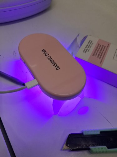 DASHING DIVA one gel LED LAMP - pink image 2