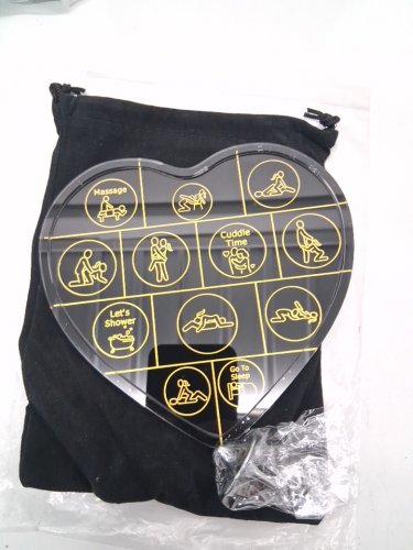 valentines day COUPLES Date Positions board game - black image 2