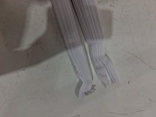 2pk self adhesive pleated cordless paper blinds - 23" x 59" - white image 4