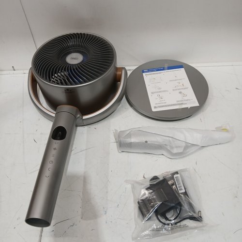 DREO 120° OMNI-DIRECTIONAL OSCILLATING CIRCULATOR FAN WITH REMOTE - 8 SPEEDS, 3 MODES, 8H TIMER - GREY (MODEL: DR-HPF002) image 3