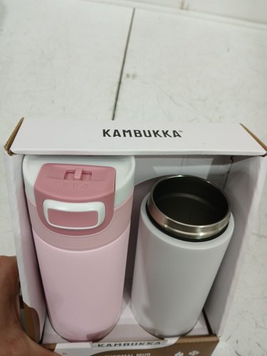 2PK Kambukka Water Bottle Mugs - 17OZ - Pink/Grey (Model: 2606617) image 3