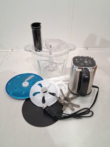 curtis stone digital glass bowl chop master - black image 3