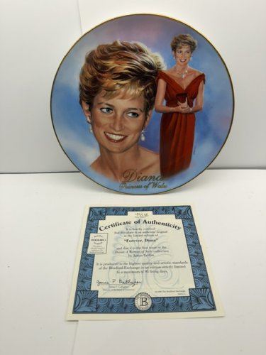 Princess Diana: Forever, Diana "A woman of style" first issue Plate WITH coa - by james griffin image 5