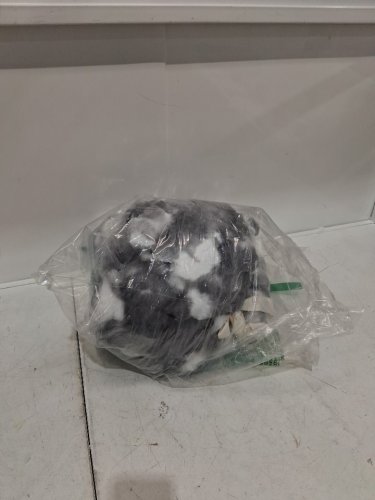 ultra soft faux fur throw blanket - 50" x 60" - tie dye black image 2