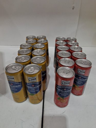 23PK  Sanpellegrino Naturali Italian Sparkling Drinks - 330ML - Lemon/Orange image 3