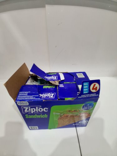 4PK ZIPLOC EASY-OPEN SEAL TOP SANDWICH BAGS - 150 PER BOX (600 TOTAL) - (MODEL: 1678750) image 2