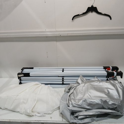 POP UP CANOPY TENT - 10FT X 10FT - WHITE/GREY (MODEL: ZDP1010-27BS-1/L19008E1) image 3