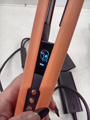 dyson airstrait wet to dry hair straightener - LIMITED EDITION APRICOT/ TOPAZ  (model: ht01) image 8