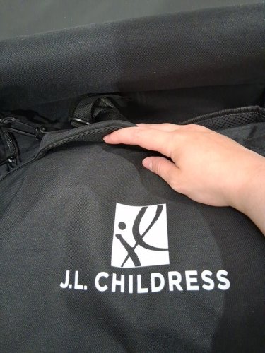 J.L. Childress Padded Infant Car Seat Bag with wheels and handles Compatible with UPPAbaby, Nuna, and Chicco 15" x 22" x 19" - black (model: 2101) image 4
