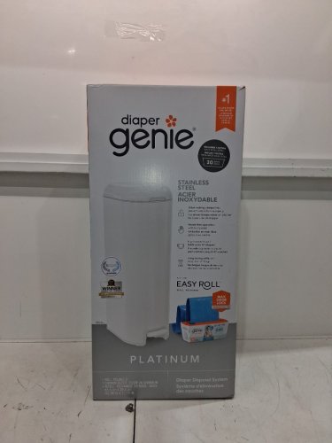 Playtex Diaper Genie Signature Platinum Diaper Pail - 27" - white (model: I000808) image 2