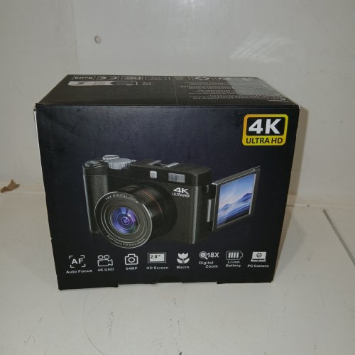 Digital Camera for Photography - 4K 64MP Vlogging Camera One-Touch Macro - Autofocus  photo & 2.8” Flip Screen - 18X Zoom photo for Beginners & Adults -Includes 32GB SD Card & 2 Batteries image 2