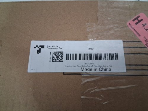 CVTER Heavy-Duty no-punch Glass Railing clamp bracket Corner Post - 27.6" - black (model: Cvter-Black-CP70) image 3