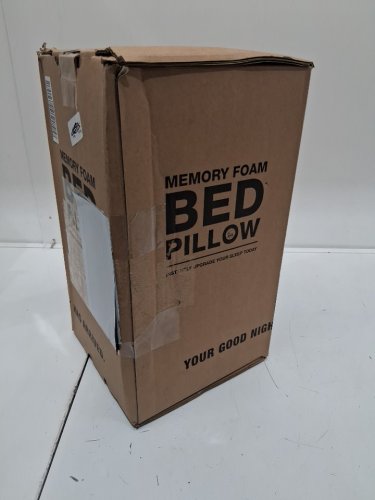Vibe Essential Gel Memory Foam Pillow - King - White/black image 2